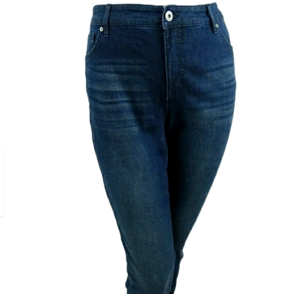 NWT Style & Co Plus Sz Mid Rise Straight Leg Jeans - Picture 9 of 13